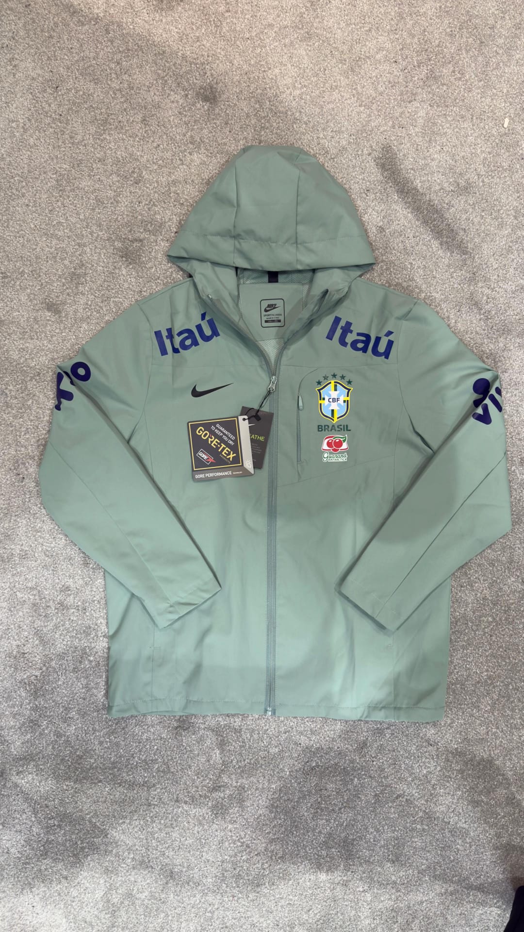 Green Brazil Windbreaker