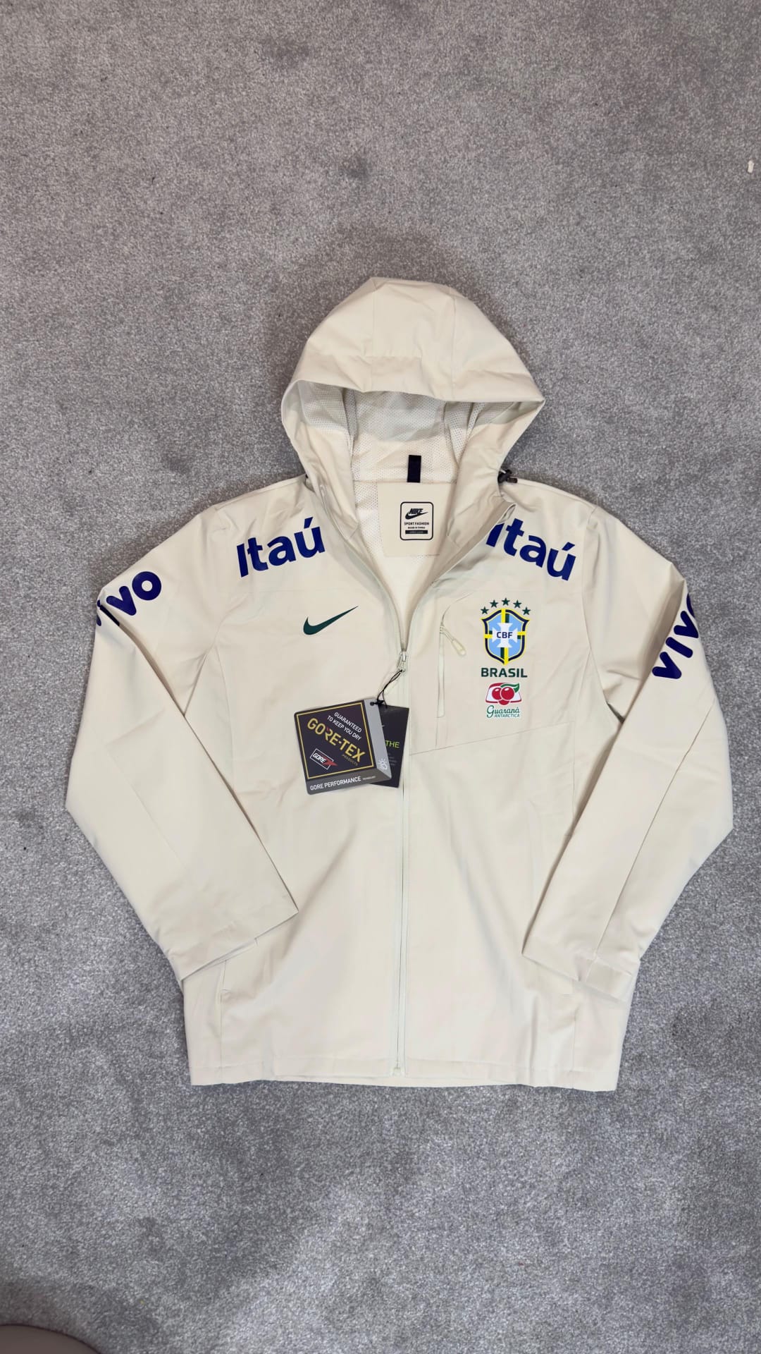 Beige Brazil Windbreaker
